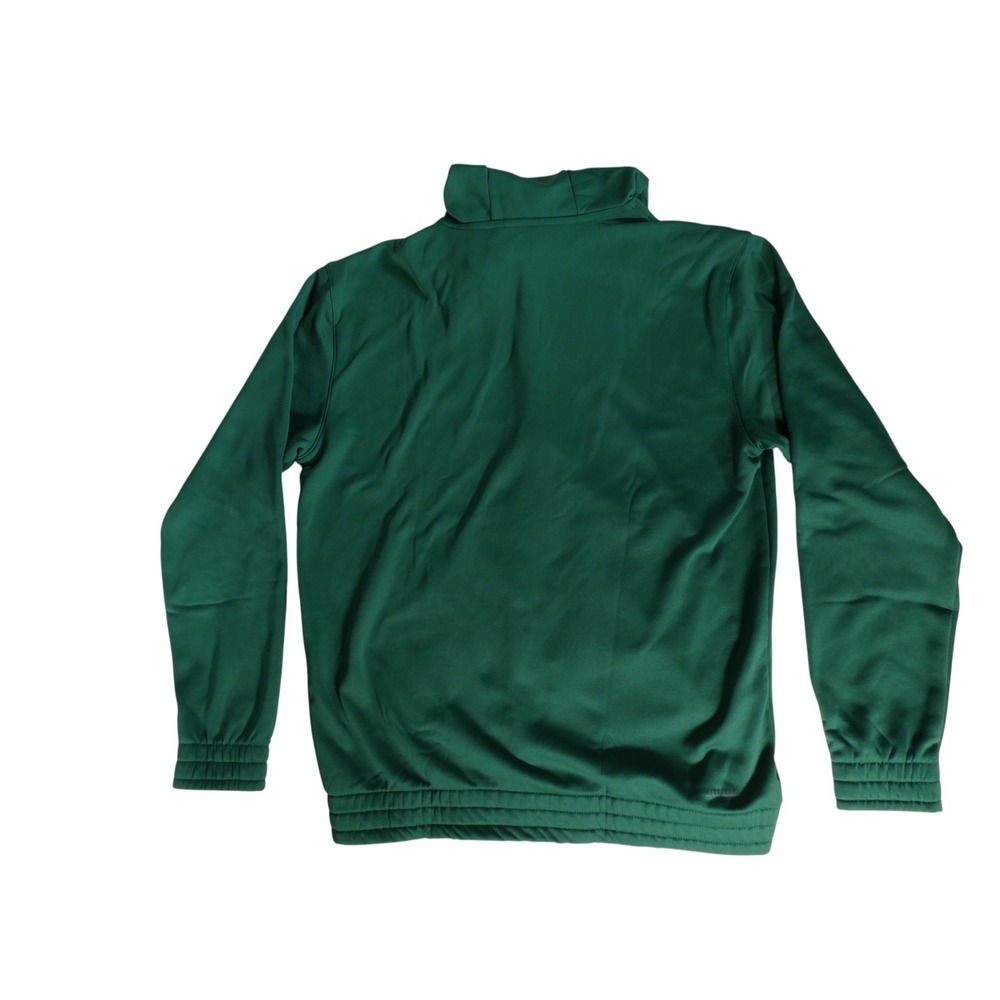 Adidas Team Full Zip Hoodie Dark Green H13083 Women's XLarge/Men's Large - Picture 5 of 11